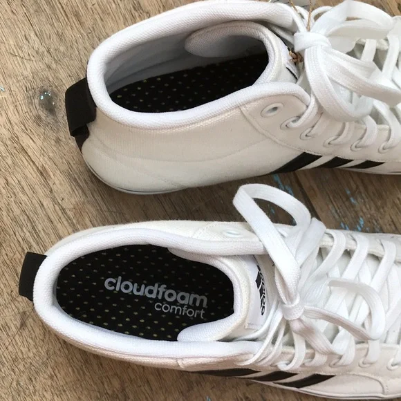 Adidas NEW WITH TAGS High-Top Sneakers Classic Mid Bravada 2.0 Cloudfoam Comfort - Picture 3 of 12